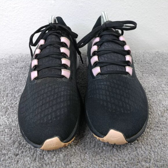 Nike Air Zoom Pegasus 37 Womens 9 Running Shoes Black Light Arctic Pink 2020 - Picture 6 of 11
